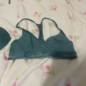 Calvin Klein Deep Teal Bralette